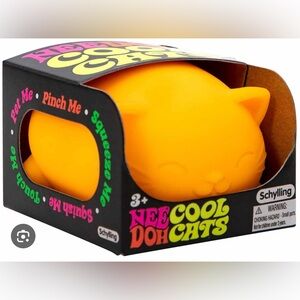 VIRAL NEE DOH Cool Cats Orange Stress Toy